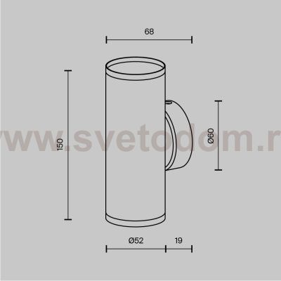 Бра Maytoni C068WL-02MG FOCUS S