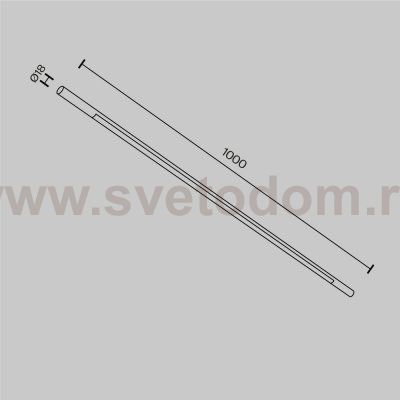 Светильник Technical C100CL-L1000-24W3-6K-BS