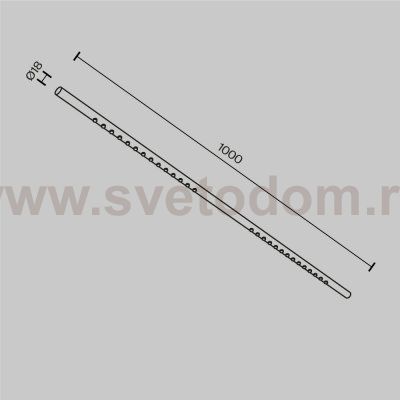 Светильник Technical C101CL-L1000-24W3-6K-B