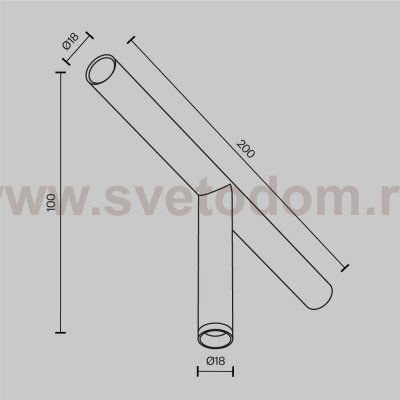 Светильник Technical C102CL-3W3-6K-BS
