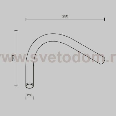 Светильник Technical C104WL-3W3-6K-B