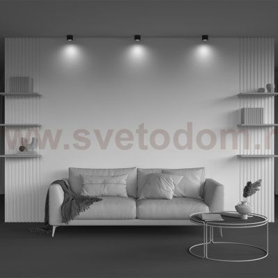 Потолочный светильник Technical C106CL-GX53-B