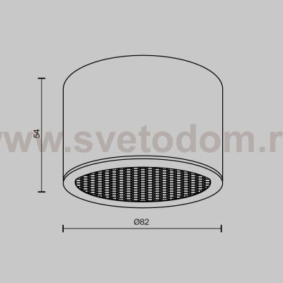 Потолочный светильник Technical C122CL-GX53-W