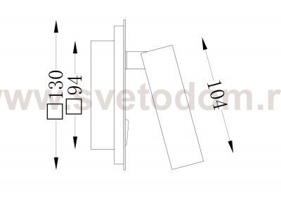 Бра Maytoni C175-WL-01-6W-MG Ios 176