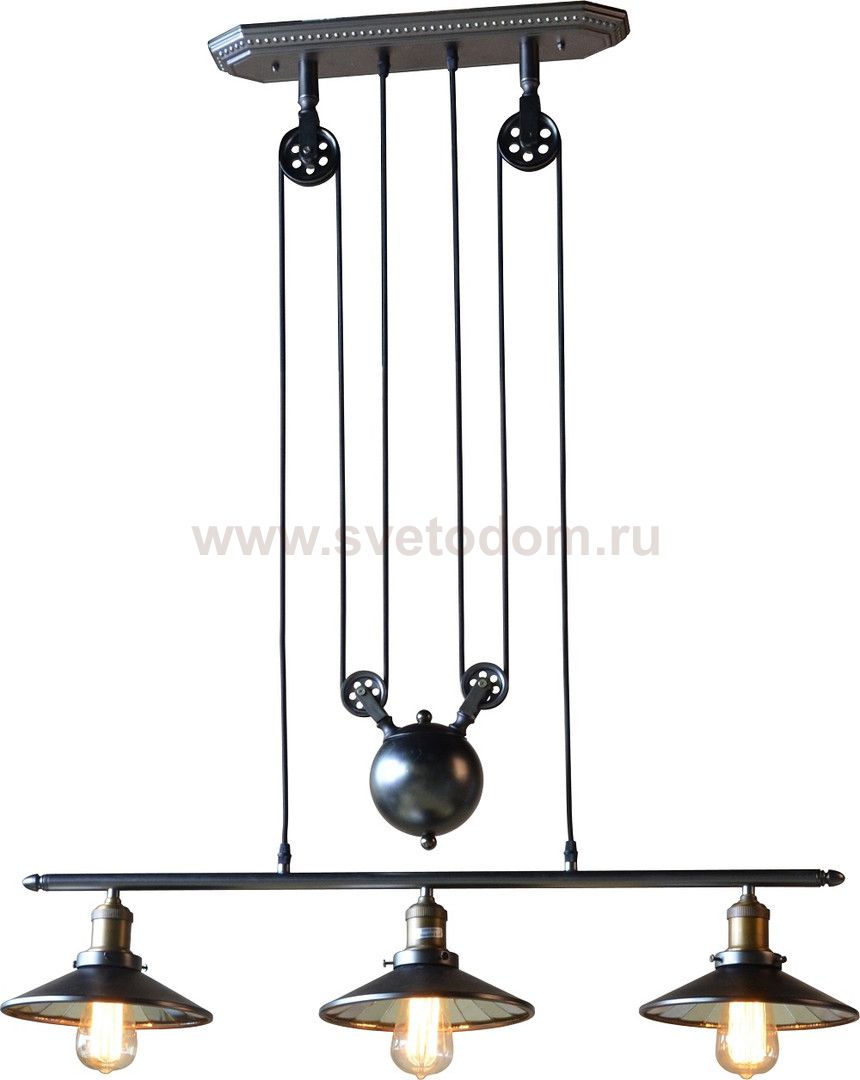 Люстра Adis MAK interior C2014-3M Черный