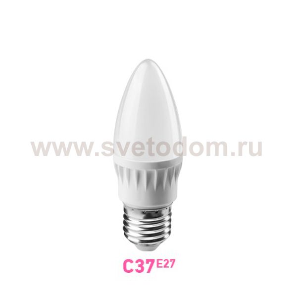 Лампа светодиодная ОНЛАЙТ 71 631 ОLL-C37-6-230-4K-E27-FR