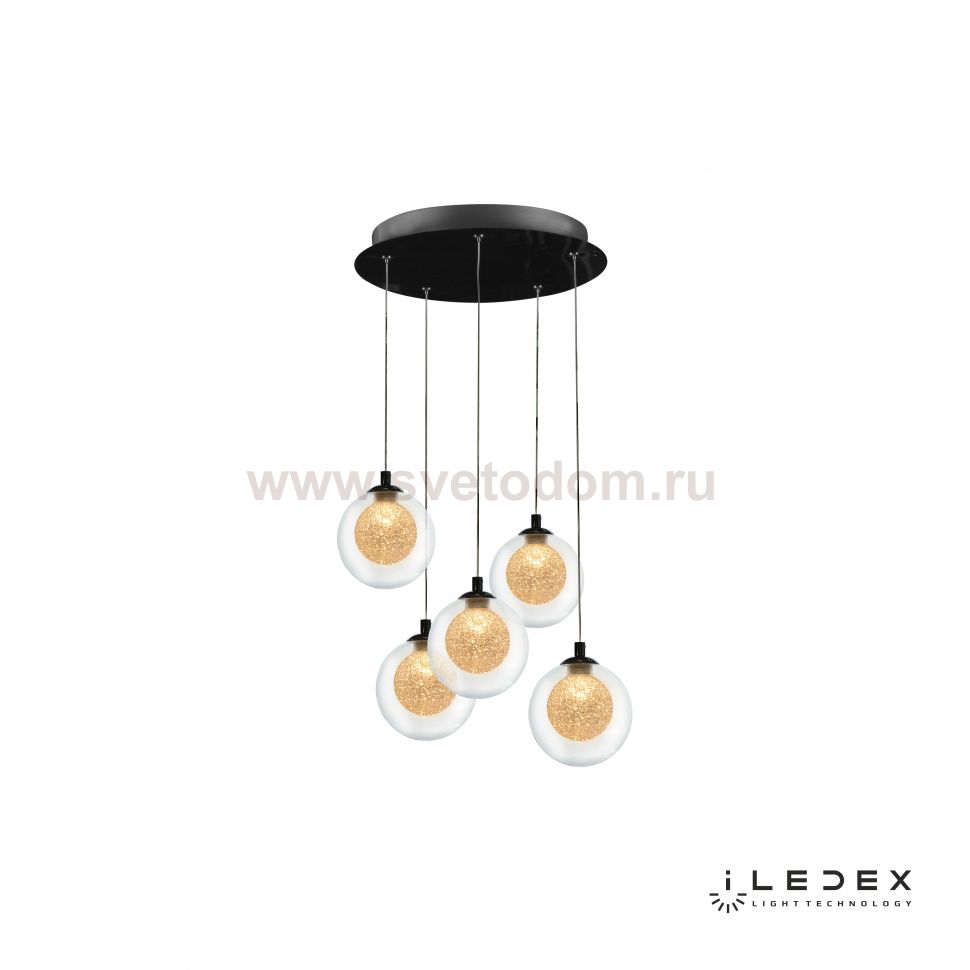 Подвесная люстра iLedex Oblivion C4457-5R Хром