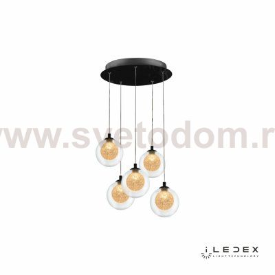 Подвесная люстра iLedex Oblivion C4457-5R Хром