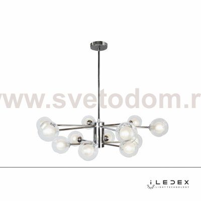 Потолочная люстра iLedex Modo C4458-12 Хром