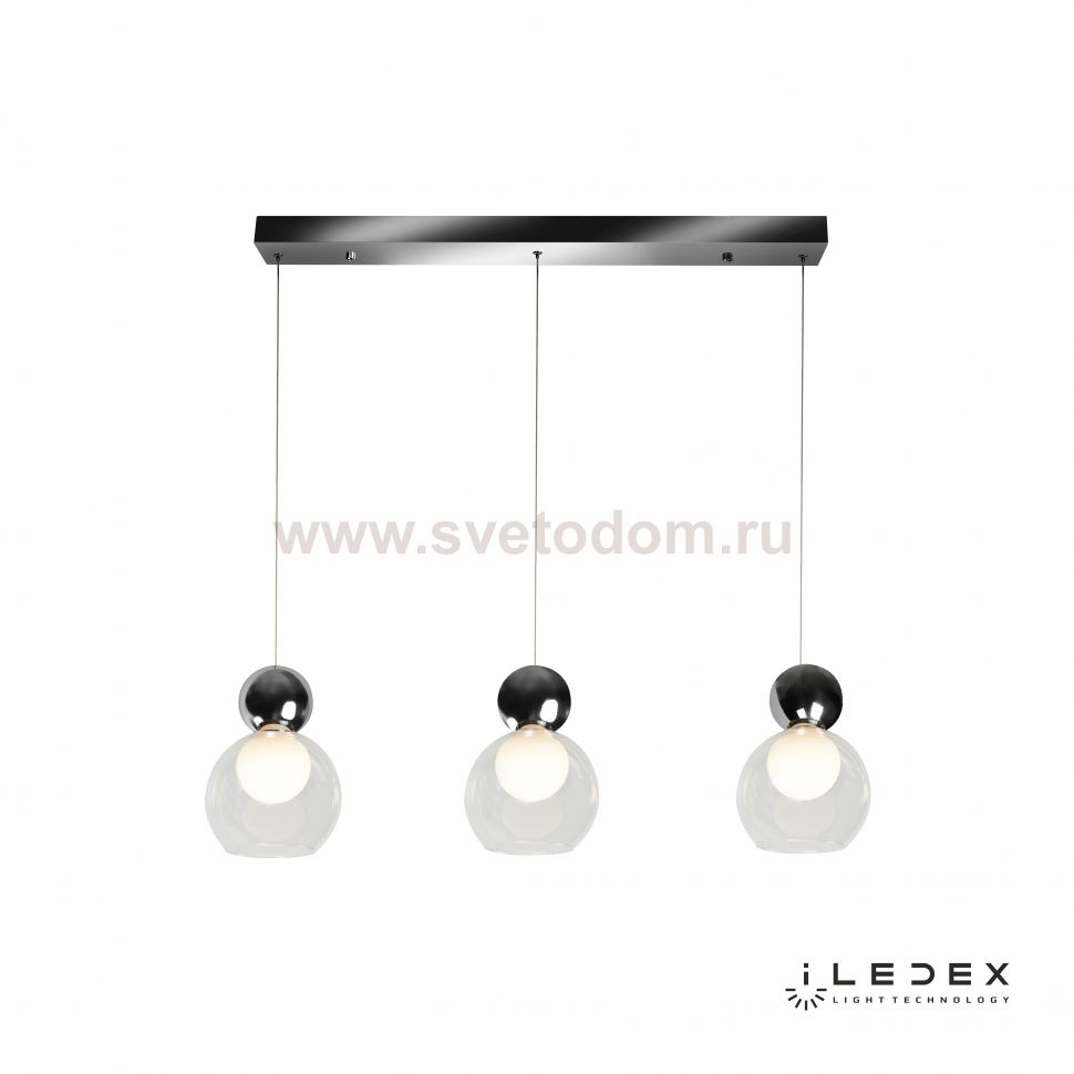 Подвесной светильник iLedex Blossom C4476-3L Хром