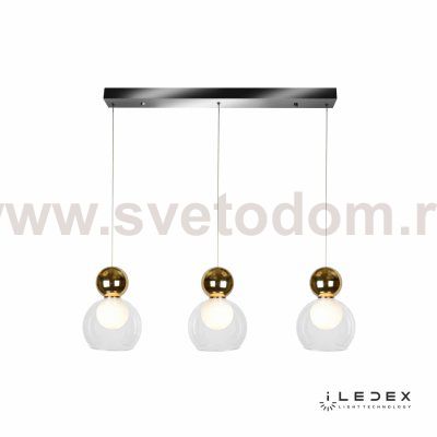 Подвесной светильник iLedex Blossom C4476-3L Золотой