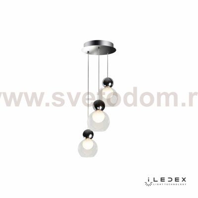 Подвесной светильник iLedex Blossom C4476-3R Хром
