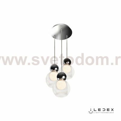 Подвесной светильник iLedex Blossom C4476-3R Хром