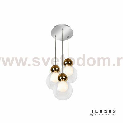 Подвесной светильник iLedex Blossom C4476-3R Золотой