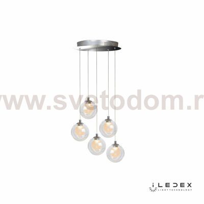 Подвесной светильник iLedex Epical C4492-5R Хром