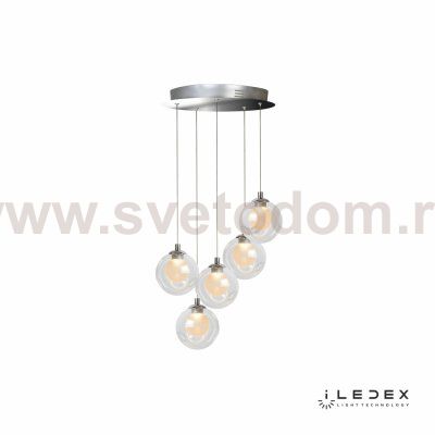 Подвесной светильник iLedex Epical C4492-5R Хром