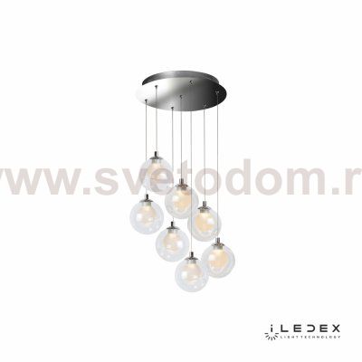 Подвесной светильник iLedex Epical C4492-7R Хром
