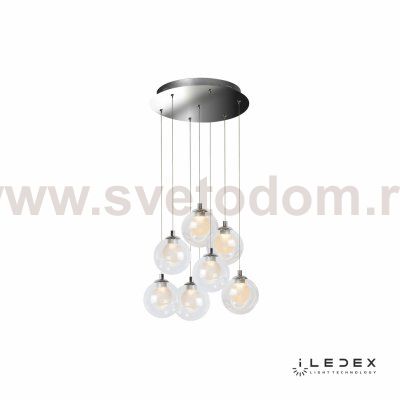 Подвесной светильник iLedex Epical C4492-7R Хром