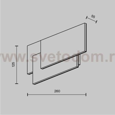 Светильник бра Maytoni C804WL-L12W Trame Ceiling & Wall