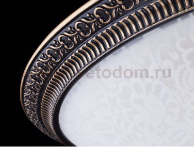 Плафон стекло с узором под стержень 380*80мм C908 Geometry Pascal (архив)