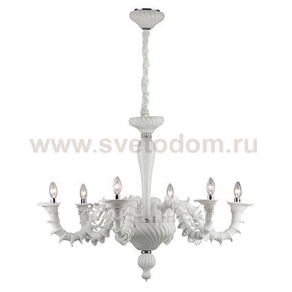Люстра Ideal Lux CA REZZONICO SP6 BIANCO