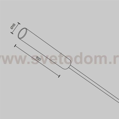 Комплектующие для систем освещения с токоведущими элементами Technical CA003EC-BS