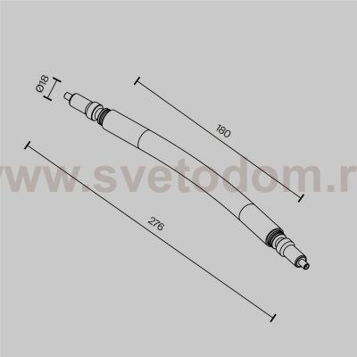 Комплектующие для систем освещения с токоведущими элементами Technical CA005FC-B