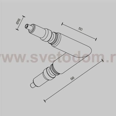Комплектующие для систем освещения с токоведущими элементами Technical CA006EC-B