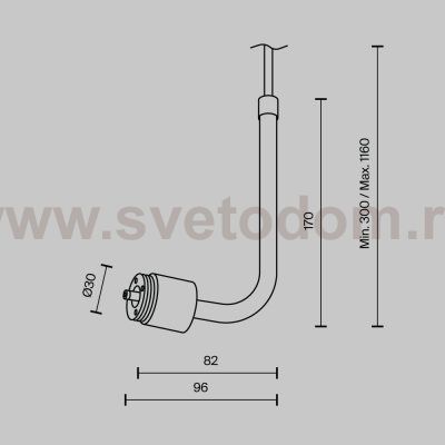 Комплектующие для систем освещения с токоведущими элементами Technical CA024PL-P-B