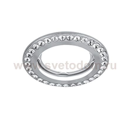 Светильник Gauss Strass CA030 Круг. Кристал/Хром, Gu5.3