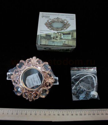 Светильник Gauss Antique CA046 Круг. Золото/Черный Gu5.3 (CA046)