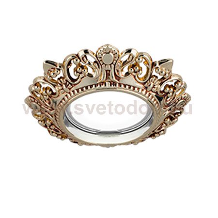 Светильник Gauss Antique CA052 Круг. Золото/Черный Gu5.3 (CA052)