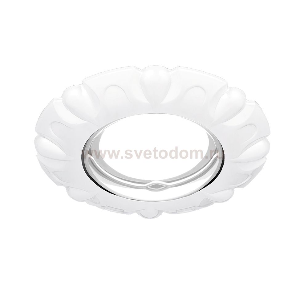 Светильник Gauss Metal Exclusive CA056 Круг. Белый перламутр, Gu5.3