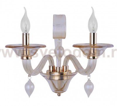 Светильник бра Crystal Lux CAETANO AP2 AMBER (1292/402)
