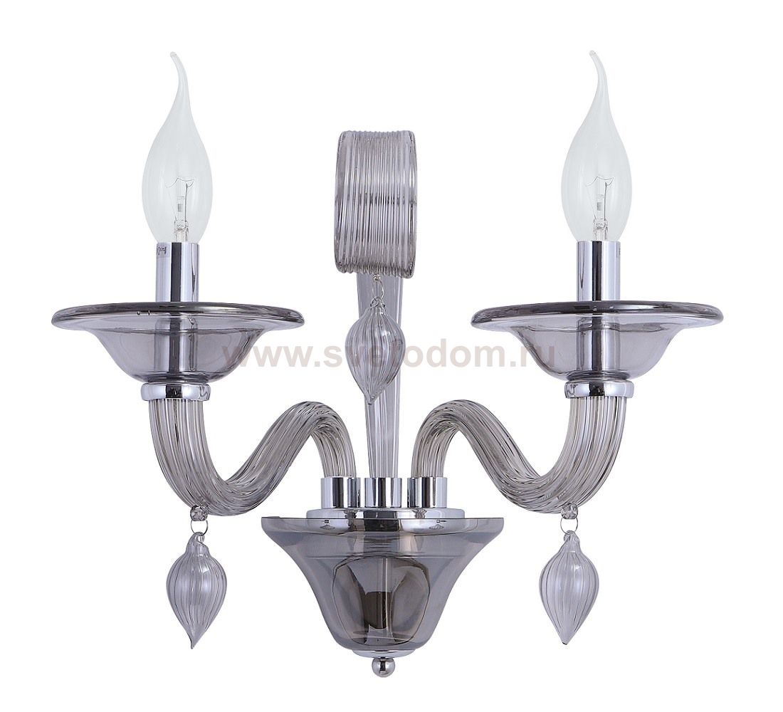 Светильник бра Crystal lux CAETANO AP2 SMOKE 1291/402