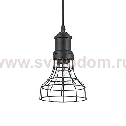 Ideal Lux CAGE SP1 PLATE NERO Светильник подвесной
