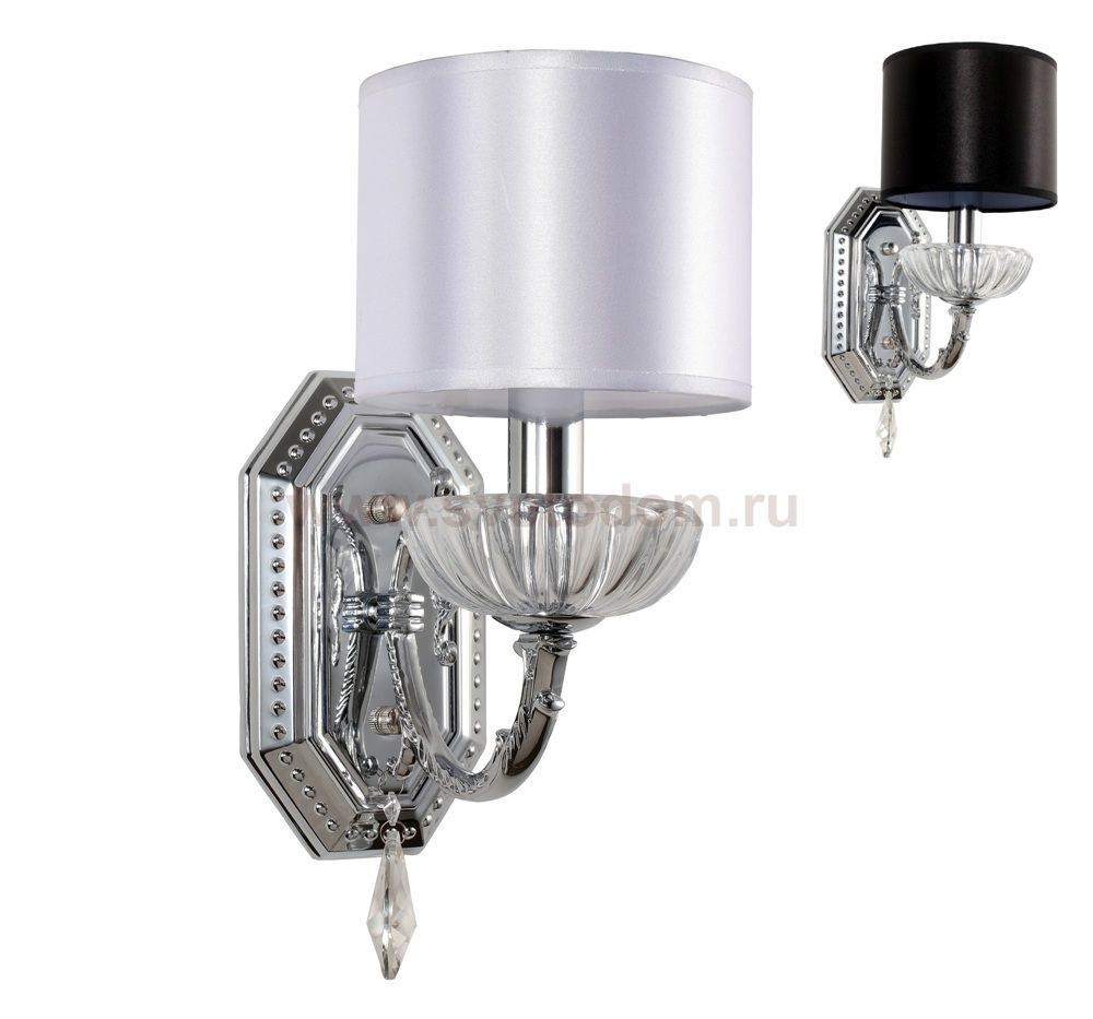 Бра CARINO AP1 CHROME (1330/401) Crystal lux