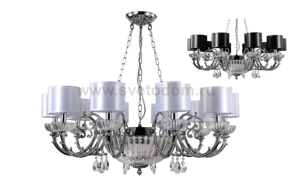 Люстра CARINO SP10+3 CHROME (1330/313) Crystal lux