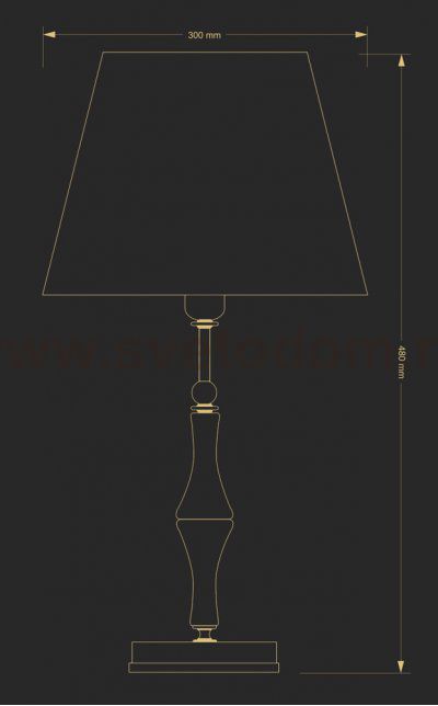 Настольная лампа Kutek CASAMIA ABAZUR CAS-LG-1(P/A)