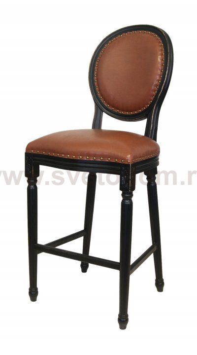 Дизайнерский барный стул Filon Brown MAK interior CF-1808-B Черный, коричневый