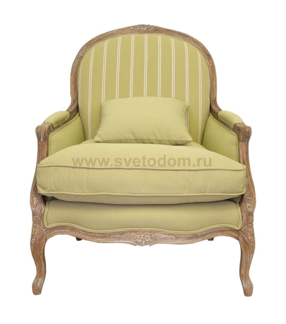 Мягкое полукресло с подлокотниками Aldo Green MAK interior CH-301-G Светло-зеленый