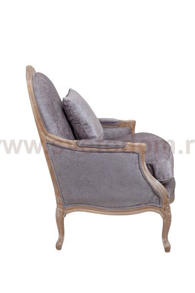 Мягкое полукресло с подлокотниками Aldo Classic V2 MAK interior CH-301-OV2 Серый