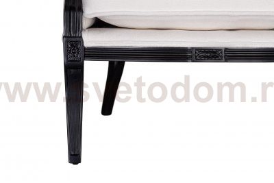 Мягкое полукресло с подлокотниками Tous white MAK interior CH-304-W Белый