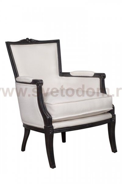 Мягкое полукресло с подлокотниками Tous white MAK interior CH-304-W Белый