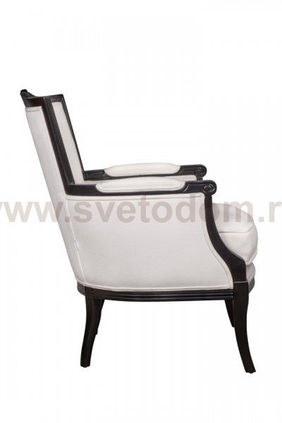 Мягкое полукресло с подлокотниками Tous white MAK interior CH-304-W Белый