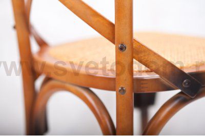 Стул Cross Back Foxy MAK interior CH-532 Оранжевый, черный