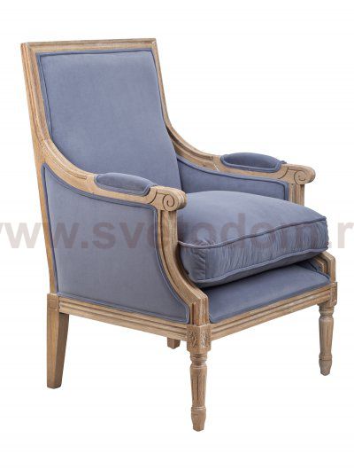 Классическое кресло Coolman Sky Grey MAK interior CH-811-S Серый