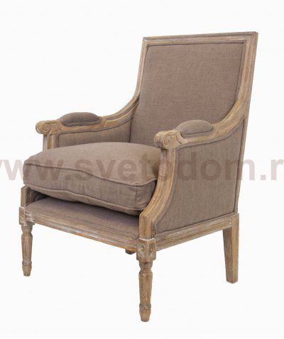 Классическое кресло Coolman MAK interior CH-811 Коричневый