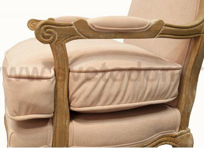 Мягкое полукресло с подлокотниками Nitro Beige Velvet MAK interior CH-863-VO Бежевый