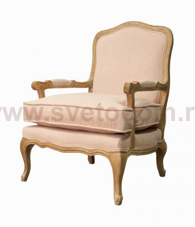 Мягкое полукресло с подлокотниками Nitro Beige Velvet MAK interior CH-863-VO Бежевый